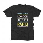 B Unique New York Paris Tee **Now Only $14**
