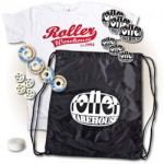 8 Wheels, T-Shirt, Bag, Wax + Stickers all for $35…