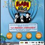 Three Amigos Blade & BBQ Flyer