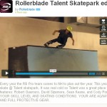 VIDEO: Rollerblade Talent Skatepark Edit