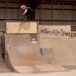 Danny Malm with an epic fishy stall in "outer - space"