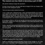 USD and Deshi officially merge together