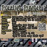 Rolling Rumble 7 Competition Flier