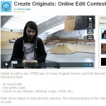 Create Originals: Online Edit Contest